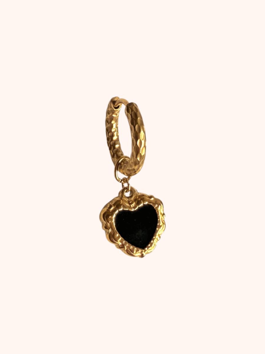 Black Heart | Single Oorbel