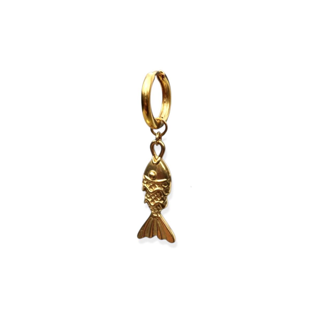 Golden Fish | Single Oorbel
