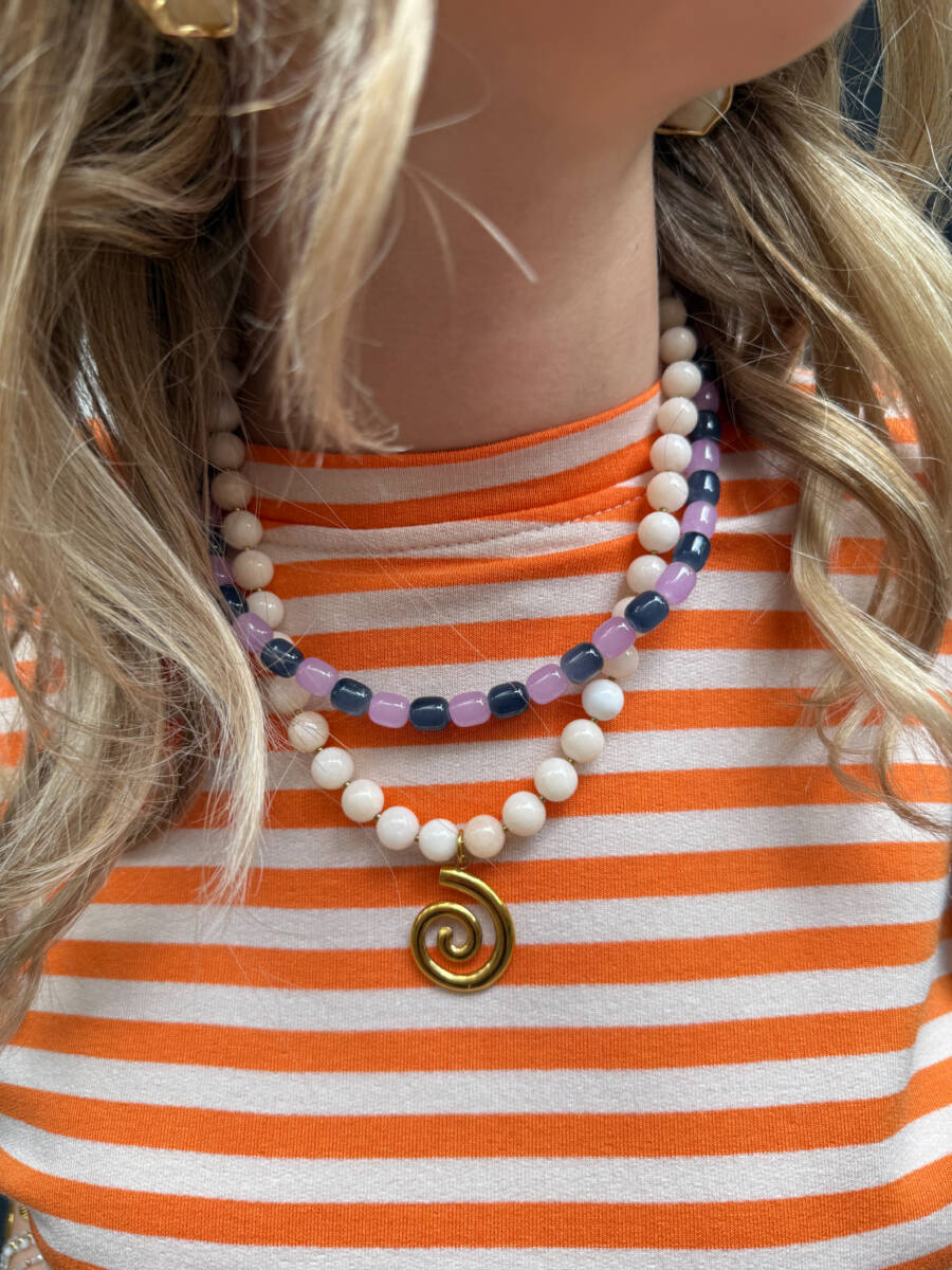 Milky Swirl | Ketting - Lavender Sky | Ketting